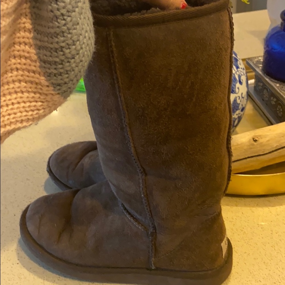 Ugg chocolate brown tall boots